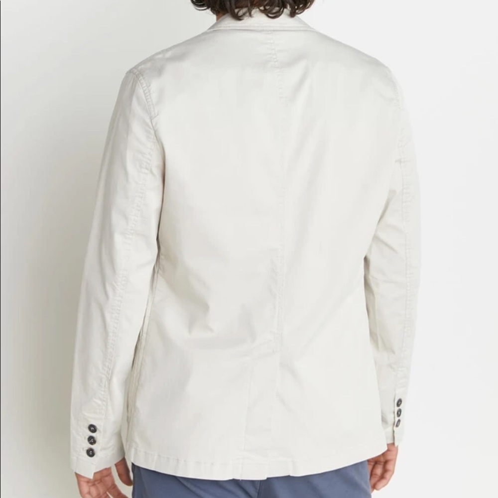 Marine Layer Men’s Khaki Charles Cotton Blazer - Picture 4 of 13
